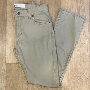 Levi's Tan 511 Slim Pants